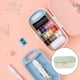 thumbnail image 4 of Kits de costura portátiles, 16 hilos de colores, agujas, bolsa de almacenamiento, caja de costura, juego para coser, acolchar, viajar, coser, remendar, herramientas, accesorios de costura Verde, 4 of 8
