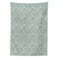 thumbnail image 3 of Ambesonne Cartoon Tablecloth Rectangular Table Cover, Funny Flock of Sheep Doodle, 52"x70", Pale Grey Green, 3 of 4