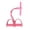 Pink, variant on 4-Tube Pedal Resistance Band – EVA Foam Handles & Footrests for Home Fitness, Yoga, Pilates, Strength Training