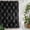 Black White Silver, variant on Black Plaid Shower Curtain - Water Repellent Fabric Shower Curtains Washable, Farmhouse Art Checkered Modern Decorative Polyester Cloth Bathroom Curtains Modern Bath Decor 36"x72"