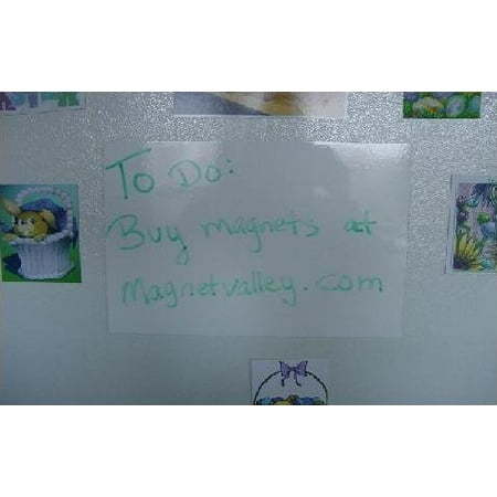 1 dry erase white magnet sheet 8 5 x 11 write on wipe off magnetic