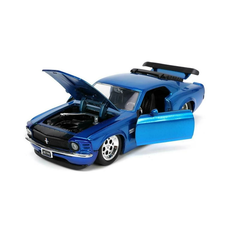 1970 Ford Mustang Boss 429 Police BTM Silver | Jada Toys
