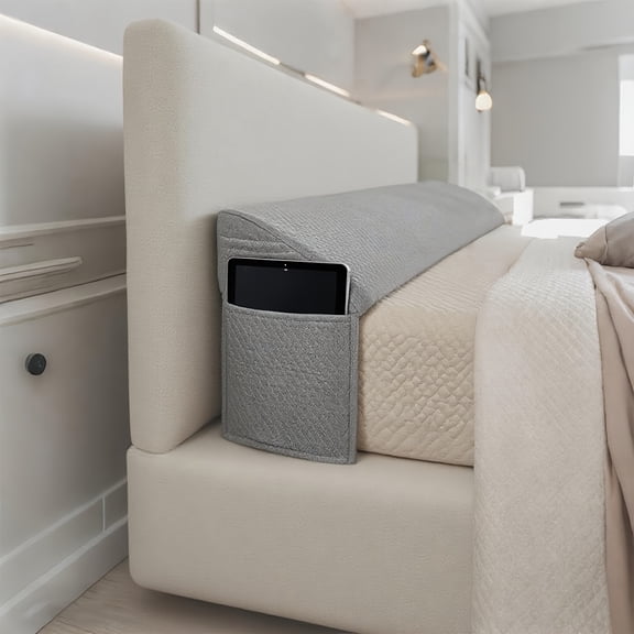 ComfortSleep Bed Wedge Pillow - 0-7" Adjustable Gap Filler for Headboard & Mattress, Ergonomic Backrest with Multi-Function Design, Perfect for Ultimate Support & Relaxation
