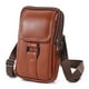 thumbnail image 1 of Cinturón portátil Riñonera Cuero de vaca Cinturón Bolsa Monedero Simple Casual para el trabajo, 1 of 9