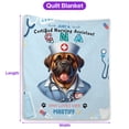 thumbnail image 5 of Just a Certified Nursing Assistant Cna Who Loves Her Mastiff Quilt Blanket Mastiffs Dog Lover Gifts Idea Cozy Comforter Throw Blanket - 00003, 5 of 5
