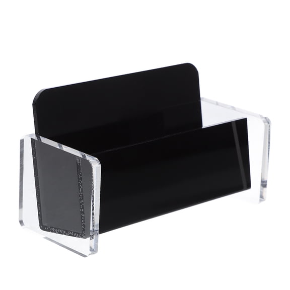Soimiss Card Holder Stand Black Minimalist Design Home Desk 1Set