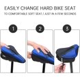 thumbnail image 5 of Bike Saddle Cover, Extra Soft Bike Saddle Cover, Comfortable Soft Cover, Racing Bike Saddle, MTB - Universal Fit for Every Bike Saddle, 5 of 5
