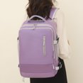 thumbnail image 4 of Bsvklp Mochila Unisex Con Múltiples Bolsillos Informal Negocios (púrpura), 4 of 7