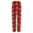 thumbnail image 5 of Fiaer Christmas Womens Sweatpants Funny Graphic Plus Size Xmas Pants Baggy Casual Trendy Comfort Pocket Trousers Red XL, 5 of 5