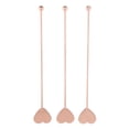 thumbnail image 2 of 3 varillas giratorias de cóctel de acero inoxidable, mezclador de Martini/agitador de Cobre perfke Cocktail Swizzle Stick, 2 of 7