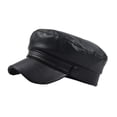 thumbnail image 4 of Boina con visera para mujer, gorra de violinista, gorra de marinero para yate, gorra de taxista para repartidor de periódicos para picnic Negro, 4 of 9