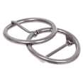 thumbnail image 2 of Single Prong Round Double Circle Knot Belt Buckle, 2 of 2
