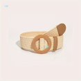 thumbnail image 2 of Boho Chic Elastic Woven Belt Adjustable Round Buckle腰带, 2 of 4