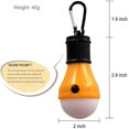 thumbnail image 3 of Paquete de 4 luces LED para tienda de campaña Vhermosa 20*14*11cm, 3 of 4