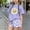 Purple, variant on Sets for Girls Playful Patterned Top and Elastic Waist Shorts, Easy Play Clothes for Active Girls 3-15 Years Pink 7-8 Years