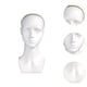 thumbnail image 4 of Cabeza de maniquí calva con soporte para peluca ligero para hombros, busto de cabeza de maniquí, peluca Blanco, 4 of 7