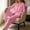 Pink women's two piece lounge set a1, variant on sdhkgrrt Women's 2 Piece Pajama Set Solid Collared Long Sleeve Top Drawstring Waist Wide Leg Pants Matching Outfits Casual Lounge Set Fall Winter Tracksuit Clothing, Blue L