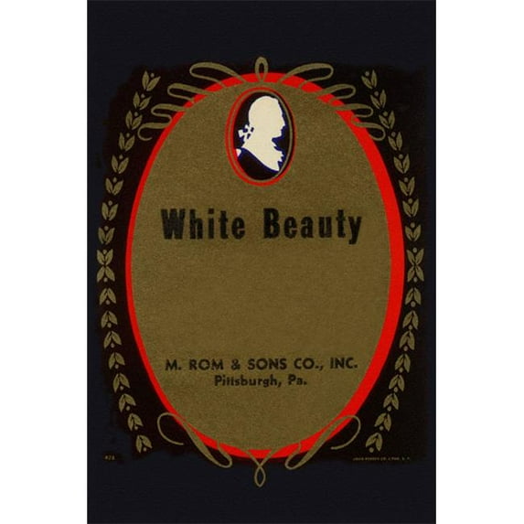 Buy Enlarge 0-587-23038-xP12x18 White Beauty Broom Label- Paper Size P12x18