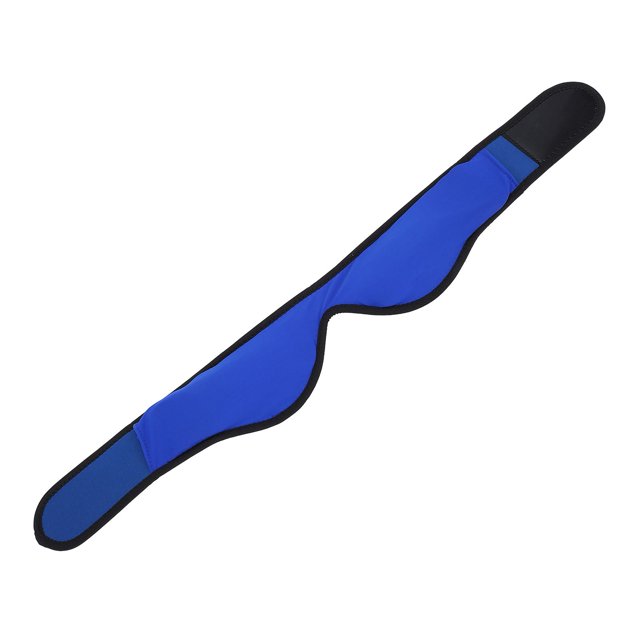 Enveloppe de Bloc Réfrigérant pour le Visage, Sangle de Tête pour Bloc Réfrigérant Réduisant l'Enflure Soulagement Efficace de l'Inconfort Réutilisable Utilisation Longue Durée pour la Tête pour la Bouche Noir,Bleu