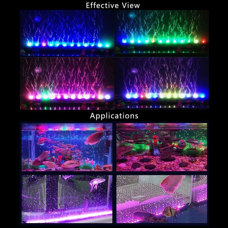 TiokMc LED Aquarium Light, 9.8 Inch Submersible photo 5