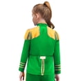 thumbnail image 6 of Aislor Girls Boys Hippie Music Star Jacket Fringe Coat Halloween Band Uniform Green 6, 6 of 7