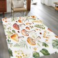 thumbnail image 2 of 3'x5' Area Rugs, Mushroom Indoor Outdoor Area Rug for Living Room Bedroom, Vintage Botanical Spring Floral Rustic Washable Bathroom Rugs Kitchen Floor Carpet Mats Home Decor Aesthetic, 2 of 8