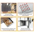thumbnail image 5 of 12 OZ Large Popcorn Machine for Movie Night, Commercial Popcorn Popper Machine with 10 PACK Popcorn Buckets, Temperature Control with Digital Display,Old Fashion Popcorn Machine Movie Theater Style, 5 of 7