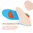 thumbnail image 5 of Plantillas ortopédicas, EVA Amortiguación Soporte para el arco Plantillas de absorción de impactos Almohadillas para zapatos Respuesta rápida, 5 of 5