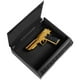 thumbnail image 1 of Caja fuerte para pistolas, caja de seguridad antirrobo, seguridad biométrica para pistolas, acceso rápido de 3 vías con teclado completamente digital y cerradura de llave, dispositivo de seguridad par, 1 of 7