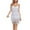 White, variant on Ashirexll Wedding Guest Dresses for Women Sequin Halter Dress Mini Skirt Party Bead Embroidery Fringe Dress White M