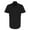 Black, variant on Premier Mens Stretch Fit Poplin Short Sleeve Shirt