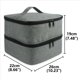 thumbnail image 4 of 2X Bolsa de Almacenamiento de Esmalte de UñAs, Organizador de Bolso Grande PortáTil de Nailon para CosméTicos, 4 of 5