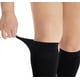 thumbnail image 3 of 1 par de medias de tubo medio curvadas transfronterizas engordadas y agrandadas, medias de presión de gran tamaño, medias elásticas para varices de gran tamaño, calcetines deportivos (negros), 3 of 5