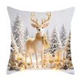 thumbnail image 5 of Novryn Christmas Themed Pillowcase, Snowman Santa Cushion Cover for Sofa, Cozy Home Textile Decor for Everyday Comfort, 5 of 6