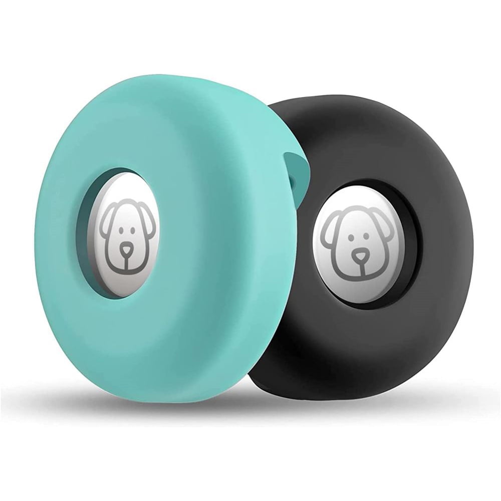 Airtag Dog Collar Holder,Silicone Waterproof Protective Air Tag Cat Collar Cover, AntiLost