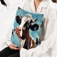 thumbnail image 6 of Cattle Luxurious Velvet Decorative Pillows Covers - Set of 2 Throw Pillow Covers for Chair, Unique Patterns, 16x16, 18x18, 20x20 Inches for Any Occasion, 6 of 6