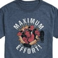 thumbnail image 3 of Marvel Deadpool - Maximum Effort - Men's Short Sleeve Graphic T-Shirt, 3 of 5