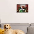 thumbnail image 2 of Stupell Industries Rooster Reading at Desk Social Distance Dummies Animals & Insects Painting Gray Framed Art Print Wall Art, 11 x 14, 2 of 7