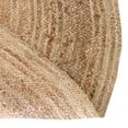 thumbnail image 7 of Unique Loom Braided Jute Collection Area Rug - Dhaka (7' 1" Round Natural), 7 of 7