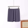 thumbnail image 5 of Bosfbaoi Plus Size Women's Elastic Waist Sleep Shorts Soft Loose Casual Loungewear Bottoms, 5 of 6