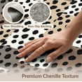 thumbnail image 6 of ODIKA 8'x10' Washable Area Rug Durable, Non-Slip Cow Print Irregular Block Inspired Pick Farm Large Grey Mosaic for Living Room, Under Sectional, Family, 6 of 7