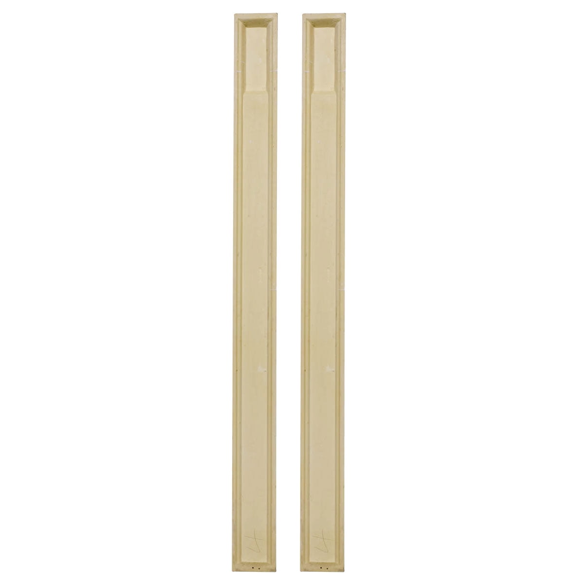 Ekena Millwork 8"W x 108"H x 2 3/4"D with 14" Attached Plinth, Fluted Pilaster (each)