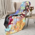 thumbnail image 5 of Genshin Impact Plush Throw Blanket Super Soft Wool Blanket, Sofa And Bed Comfort, Home Decor Room Essentials Anime Gifts And Collectibles, 5 of 5