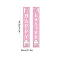 thumbnail image 3 of Easter Party Supplies-Happy Easter Porch Sign Banner,2Pcs Happy Easter Front Door Hanging Welcome Banner for Spring Theme Easter Bunny Door Decoration, 3 of 6