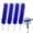 4pcs*Blue, variant on Fan Cleaner Brush, Ultimate Dust Cleaning Brush, Bendable Microfiber Head, Reusable Dust Remover, for Air Conditioning Shutters, Ceiling Fan Blades, Air Vents, Curtains