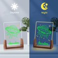 thumbnail image 4 of Luz de noche de nave espacial personalizada para niños, regalos de cumpleaños de Navidad para niños personalizados, luz de noche de acrílico, decoración de guardería para bebé, lámpara de noche, regal, 4 of 6