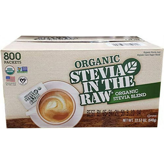 Organic Stevia In The Raw, 800 Packets, 22.57 Ounce