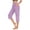 Purple, variant on DAFPZW Capri Pants for Women Casual Capris Leggings Summer Loose High Waist Wide Leg Yoga Pant with Pocket