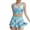 Yellow-39, variant on Lopeceal Women Two Piece Swimsuit Tummy Control Bathing Suits Vintage Printed High Waisted Bikini Sets with Skirts