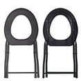 thumbnail image 2 of Folding Commode Chair Portable Toilet Seat, 198 Pounds Capacity PTS01, 2 of 3